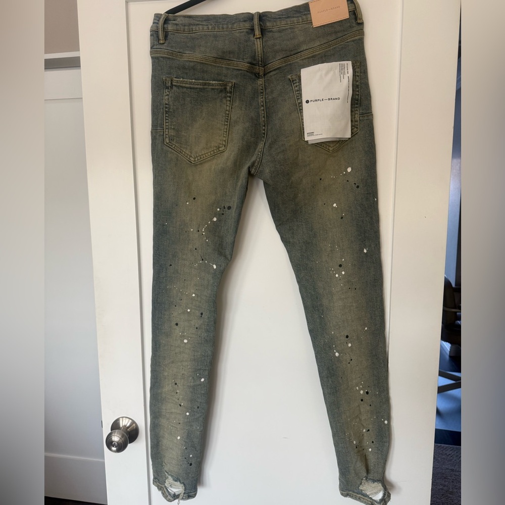 Brand new purple brand denim style number P002